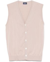 Drumohr - Cotton Vest - Lyst