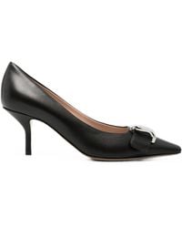 Emporio Armani - Leather Pumps - Lyst