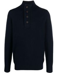 Barbour - Essential Half-Zip Knitted Pullover - Lyst