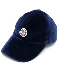 Moncler - Logo-appliqué Cotton Baseball Cap - Lyst
