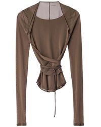 Lemaire - Ballerina Knotted Top - Lyst