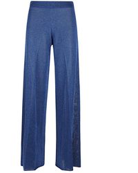 Circus Hotel - Wide Leg Viscose Trousers - Lyst