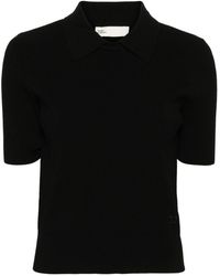 Tory Burch - Logo Knitted Polo Shirt - Lyst