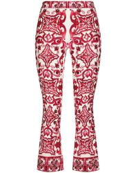 Dolce & Gabbana - Wide Trousers - Lyst