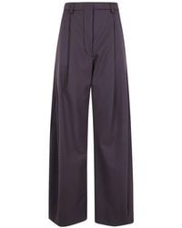 THE LATEST - Billie Wool Blend Trousers - Lyst
