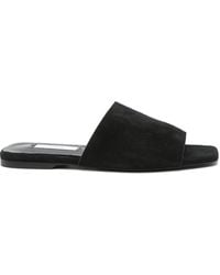 TOTEME - Velvet Flat Sandals - Lyst