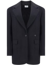 P.A.R.O.S.H. - Wool Single-Breasted Blazer Jacket - Lyst