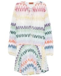 Missoni - Zig-Zag Mini Dress - Lyst