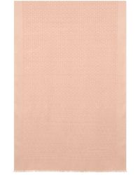 Ferragamo - Gancini Silk And Wool Stole - Lyst