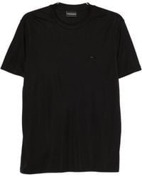 Emporio Armani - Modal And Silk Blend T-Shirt - Lyst