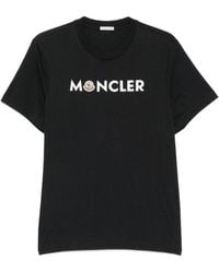 Moncler - Logo Cotton T-Shirt - Lyst