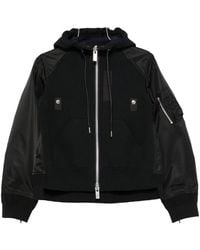 Sacai - Cotton Blend Hoodie - Lyst