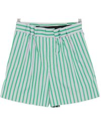 Loewe - Striped Cotton Shorts - Lyst
