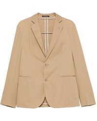 Emporio Armani - Cotton Single-Breasted Suit - Lyst