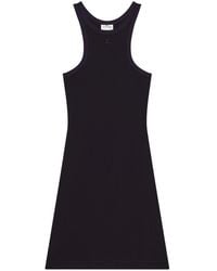 Courreges - Cotton Mini Dress With Racerback Design - Lyst