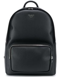 armani leather backpack