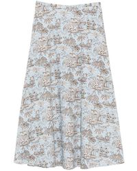 STAUD - Axel Skirt - Lyst