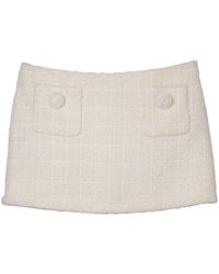 Marc Jacobs - Tweed Mini Skirt - Lyst
