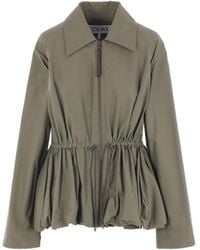 Loewe - Drawstring-Waist Gathered Jacket - Lyst