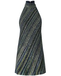 Missoni - Striped Mini Dress - Lyst