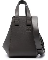 Loewe - Compact Hammock Leather Handbag - Lyst