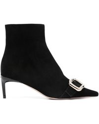 Roger Vivier - Choc Heel Boots - Lyst