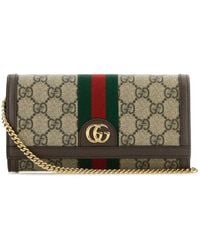 Gucci - Ophidia Gg Wallet On Chain - Lyst