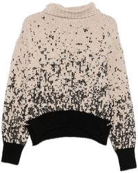 Alysi - Chenille Turtle-Neck Sweater - Lyst