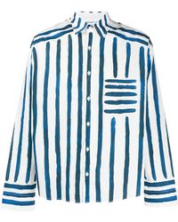 Jacquemus Peinture Striped Print Shirt - White