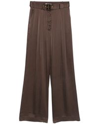 Zimmermann - Silk Tuck Trousers - Lyst