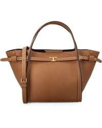 Tod's - T Timeless Small Leather Tote Bag - Lyst
