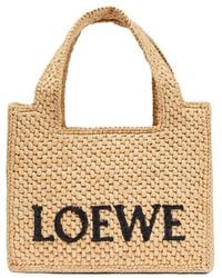 Loewe - Mini Font Tote - Lyst