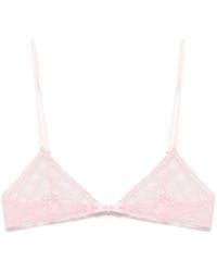 Gucci - Gg Tulle Bra - Lyst