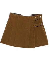Golden Goose - Cotton Mini Skirt - Lyst
