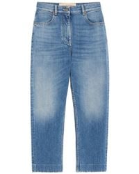 Valentino - Denim Cotton Jeans - Lyst