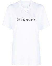 Givenchy - T-shirt In Cotone Con Logo - Lyst
