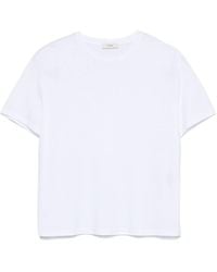 TOTEME - Cotton Blend T-Shirt - Lyst