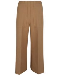 Liviana Conti - Wide Leg Cropped Trousers - Lyst