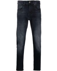 7 For All Mankind - Logo-print Straight-leg Jeans - Lyst
