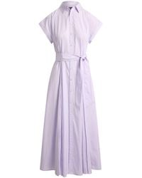 Polo Ralph Lauren - Dress With Striped Belt - Lyst