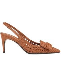 Sergio Rossi - Leather Slingback Pumps - Lyst