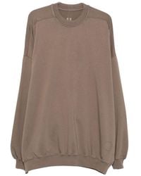 Rick Owens - Cotton Crewneck Sweatshirt - Lyst