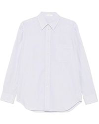 The Row - Gavina Striped Patch-Pocket Shirt - Lyst