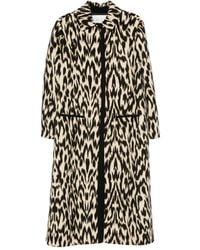 Forte Forte - Jacquard Long Coat - Lyst