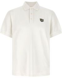 KENZO - Wild Tiger Cotton Polo Shirt - Lyst