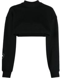 adidas By Stella McCartney - Truscasuals Cropped Sweatshirt - Lyst