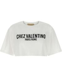 Valentino - Chez Cotton T-Shirt - Lyst