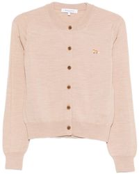 Maison Kitsuné - Baby Fox Wool Cardigan - Lyst