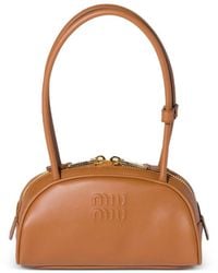 Miu Miu - Beau Small Leather Shoulder Bag - Lyst