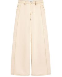 Ami Paris - Cotton Super Wide Fit Jeans - Lyst